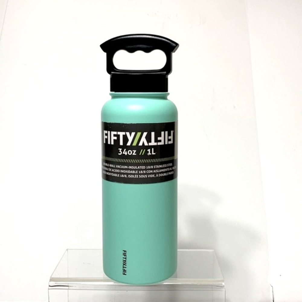 Fifty fifty mint stainless steel liter bottle NEW